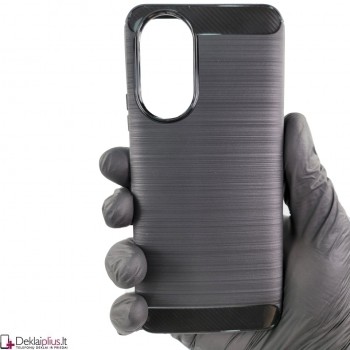Carbon guminis dėklas - juodas (Huawei Honor X7)